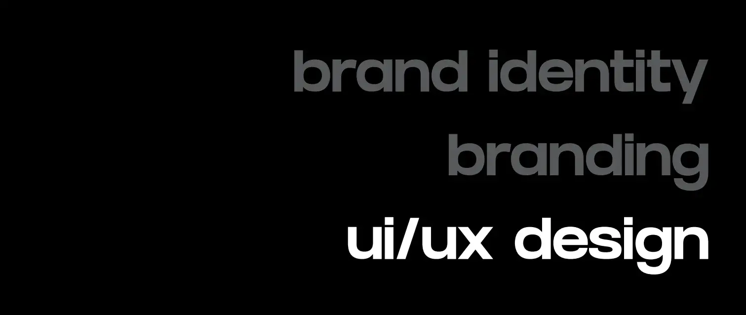 website design business niche: brand identity, branding, ui/ux design