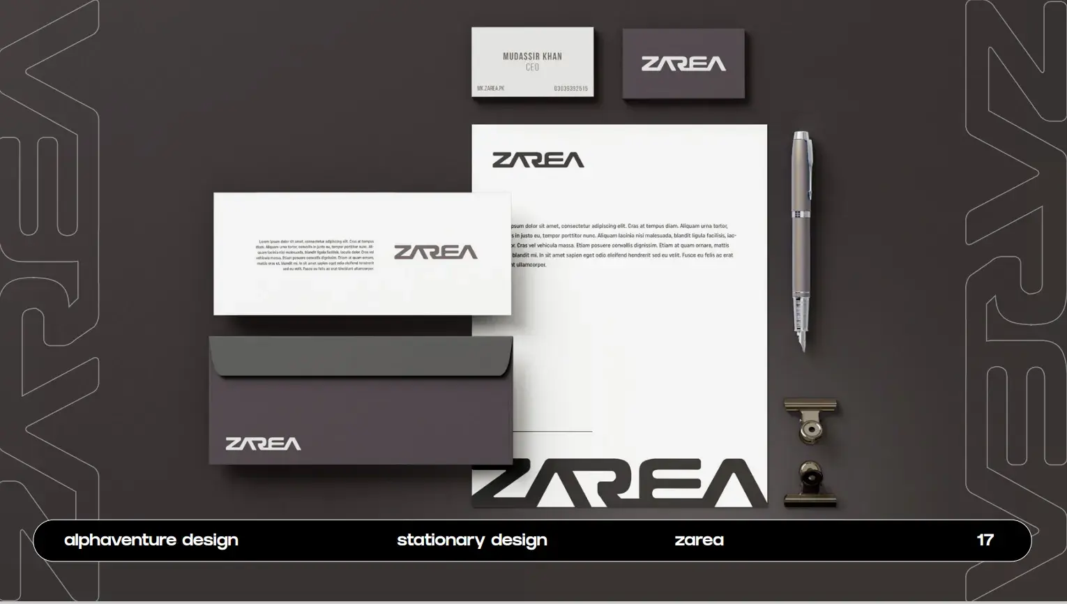 example of stationary design that you can use for your business