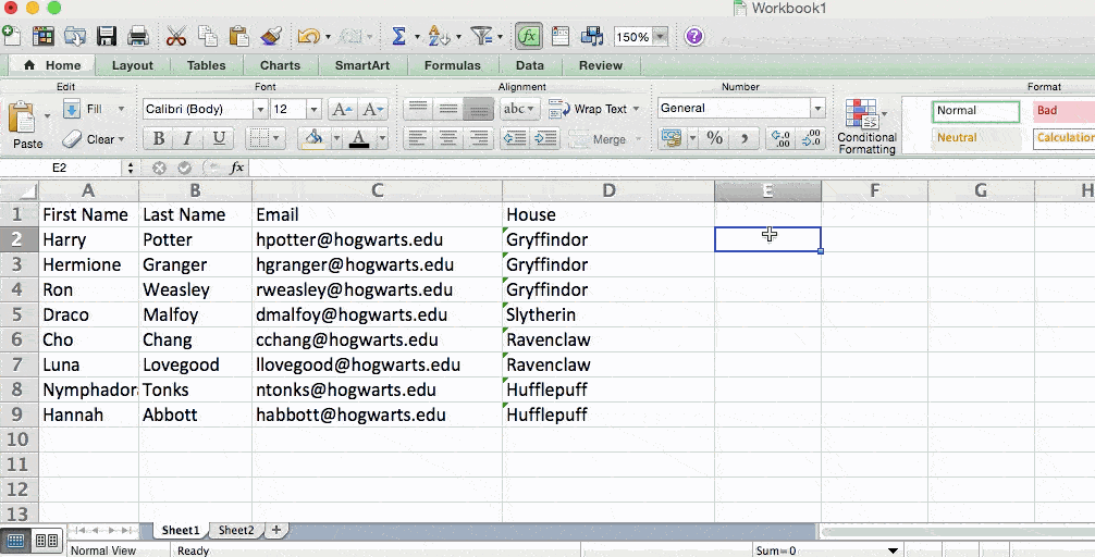 gif of countif function in excel