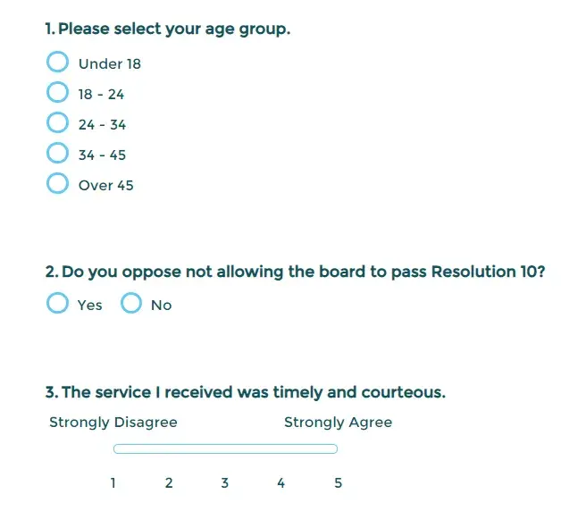 how to write survey questions: Avoid double negative queries