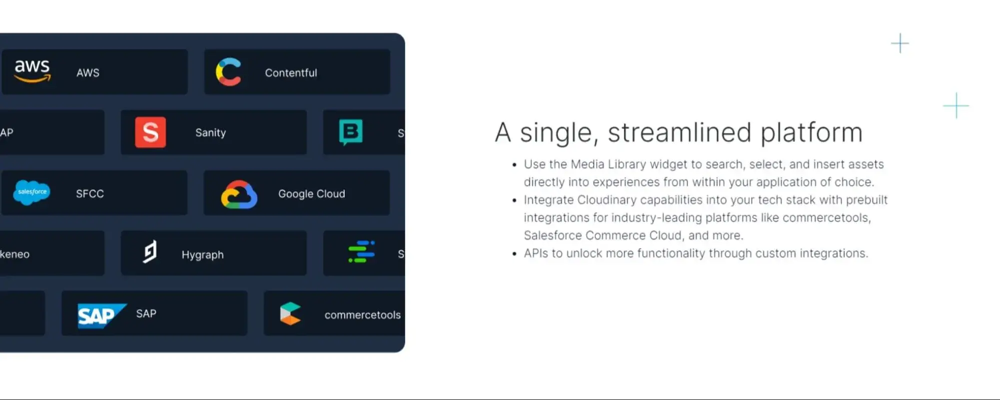 image hosting, cloudinary integrations