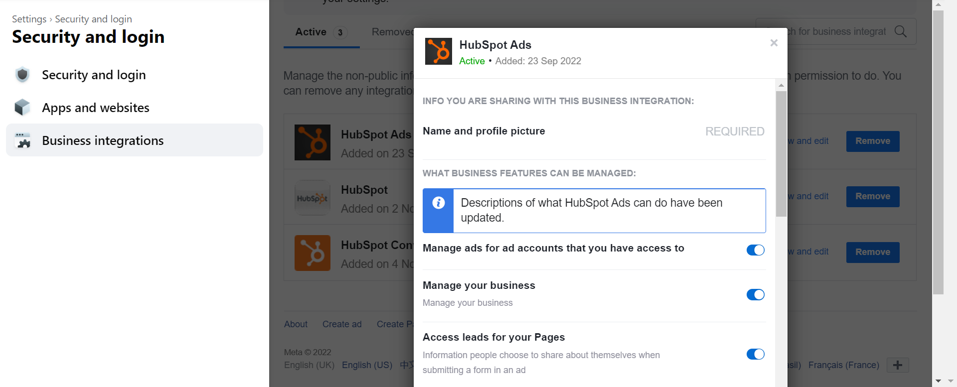 Facebook opens Ads Page instead of regular homepage after login