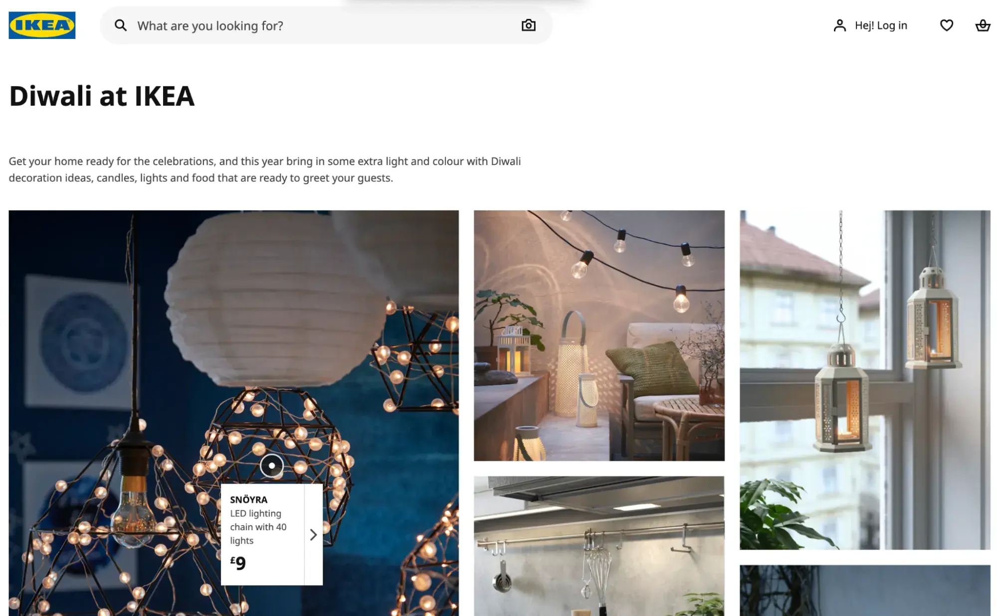 inclusive ecommerce website examples: Ikea