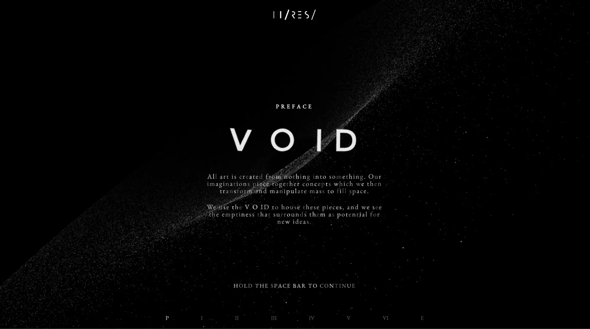 informational website example, Void