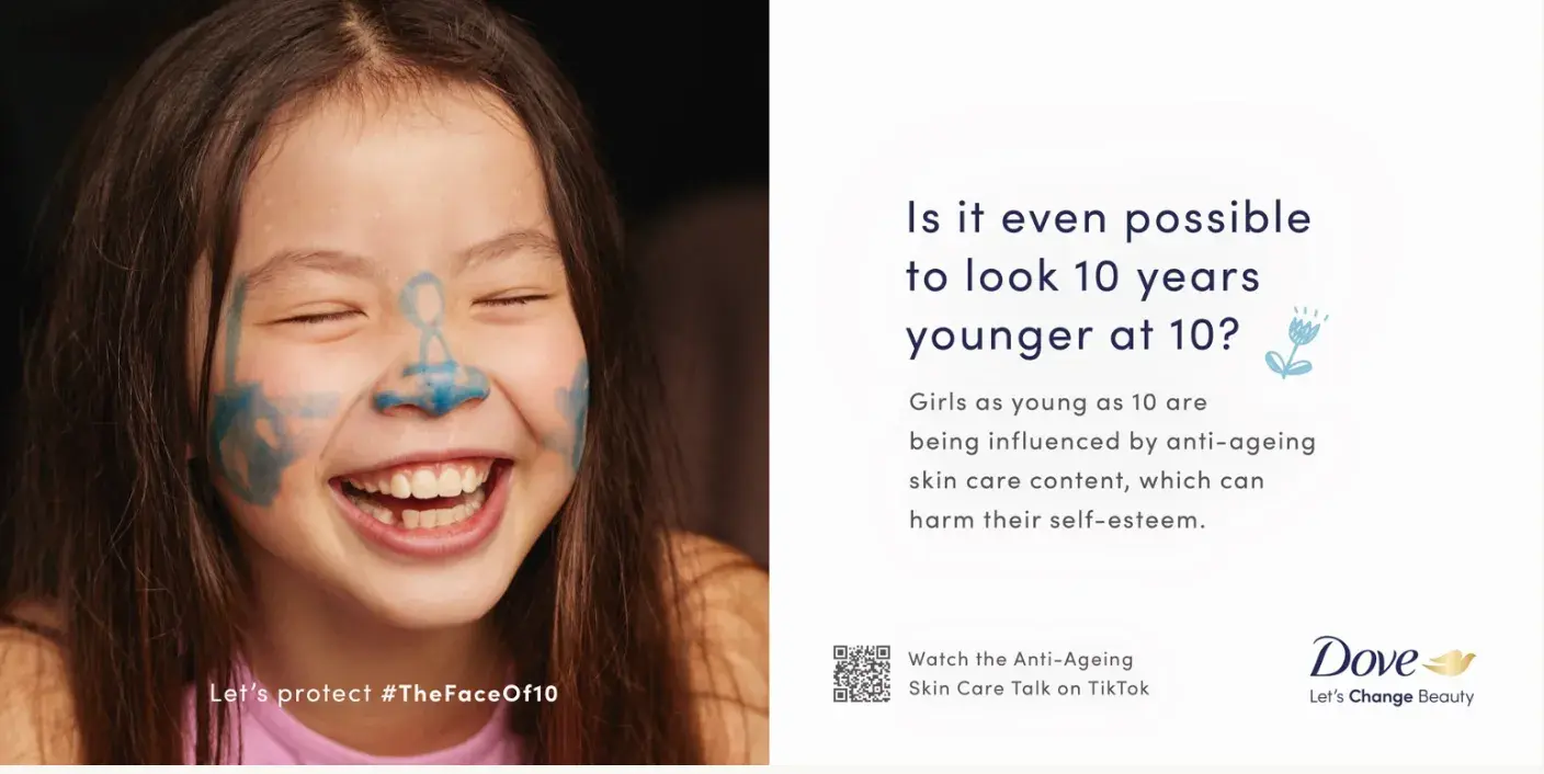 Internet marketing; An example of a social media campaign from Dove