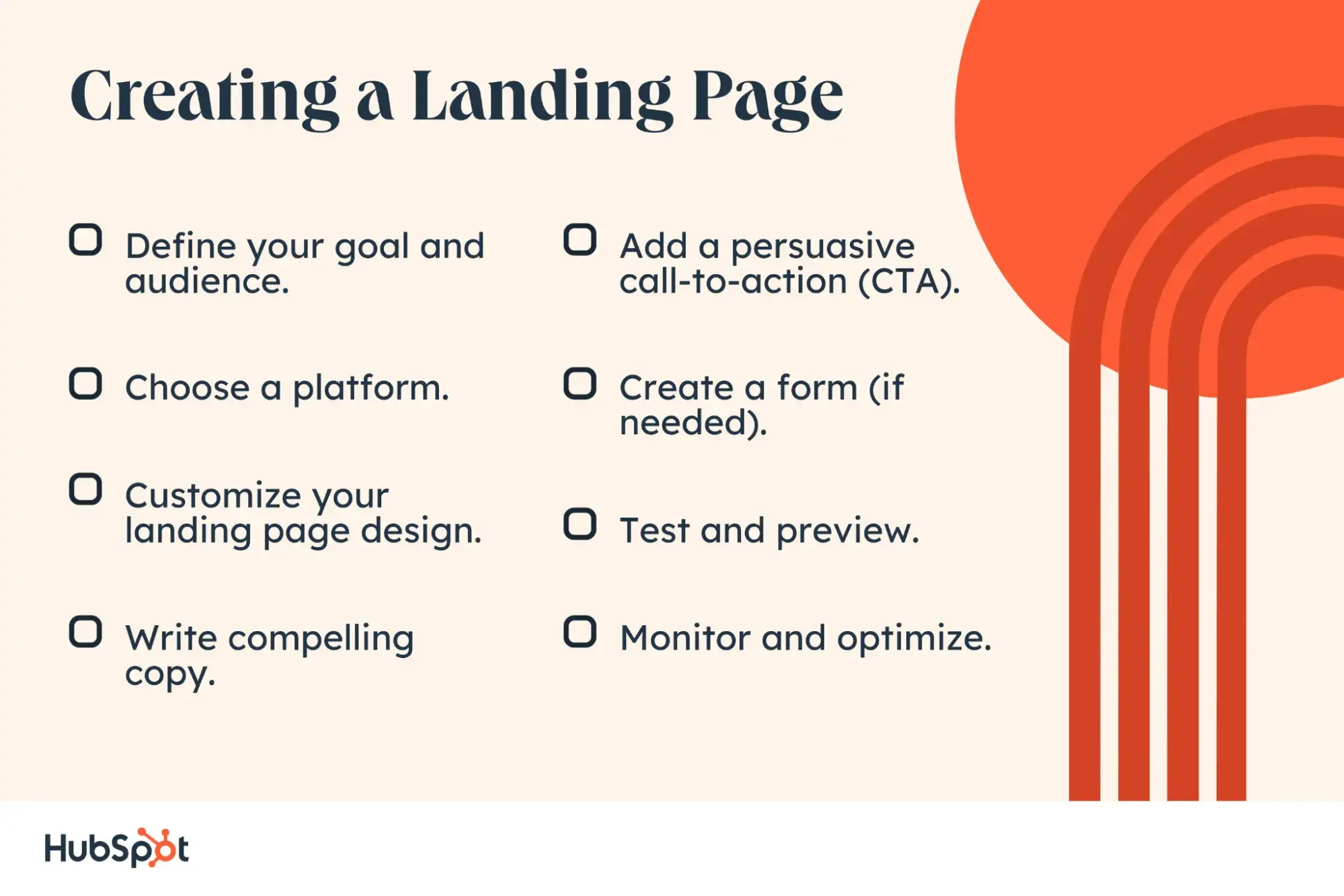 Creating a landing page checklist