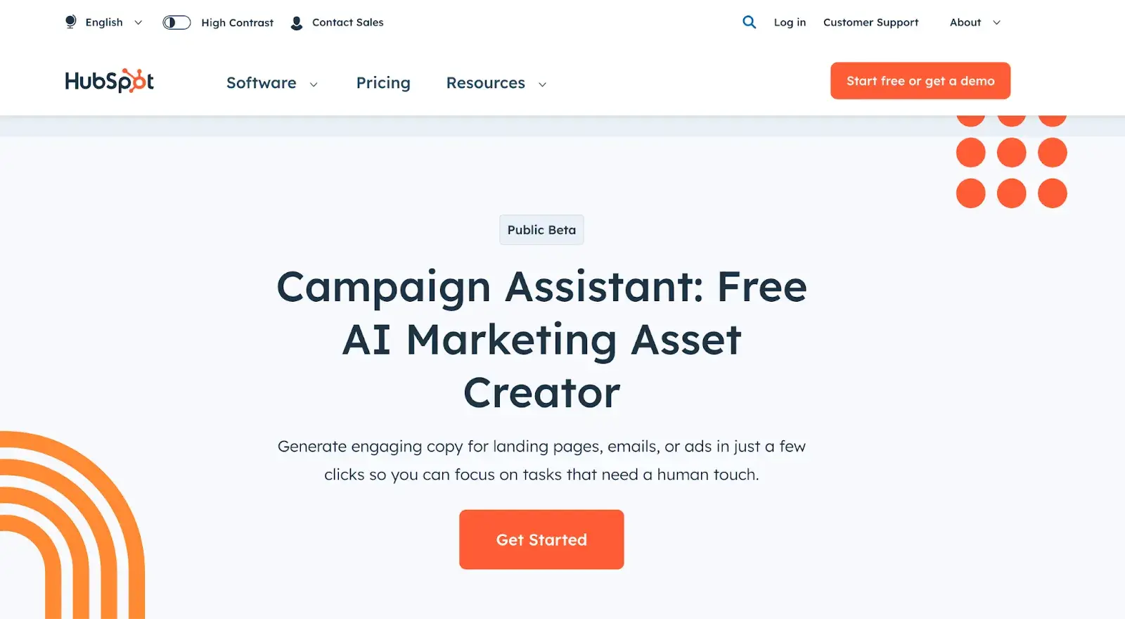 use hubspot’s campaign assistant to help with lead generation