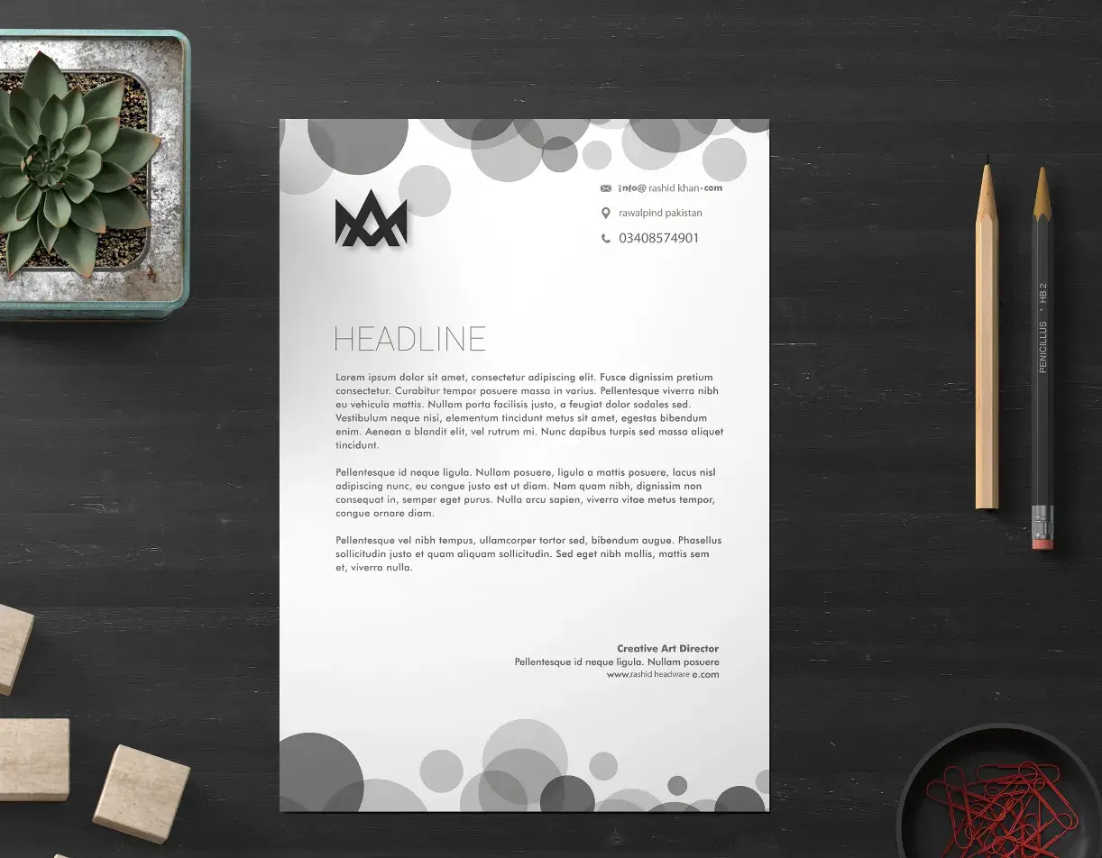 letterhead examples