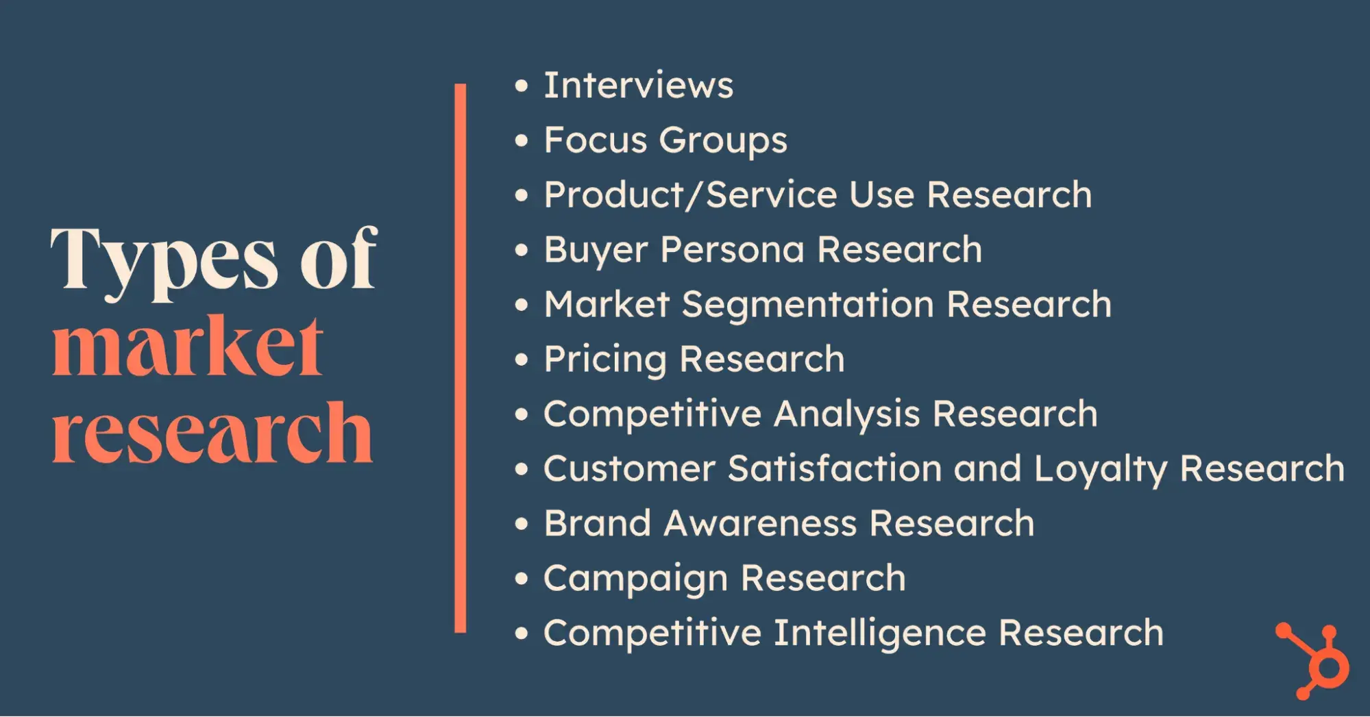 types of market research