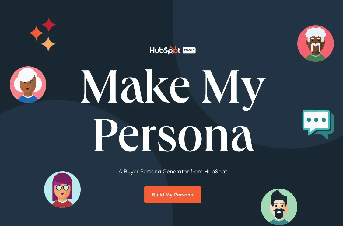 hubspot’s persona tool makes it easy to target your marketing campaigns.