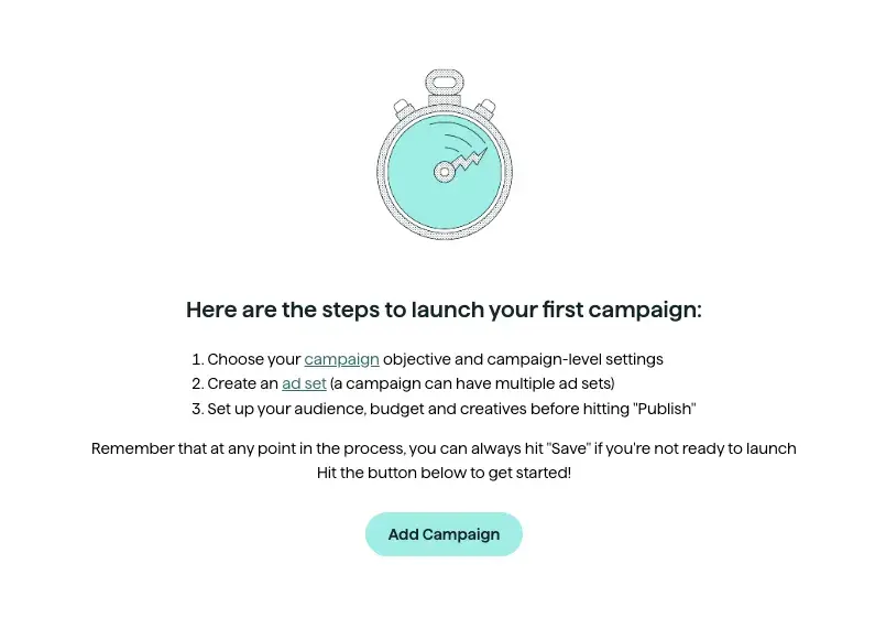 launching a campaign with quantcast media planning tool.