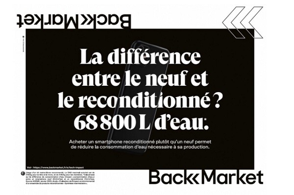 exemple campagne RSE - BackMarket