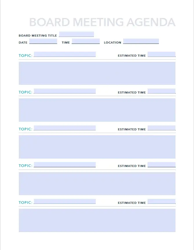 meeting agenda examples 10 20241212 9610286 - 7 Meeting Agenda Examples For Productive and Efficient Meetings