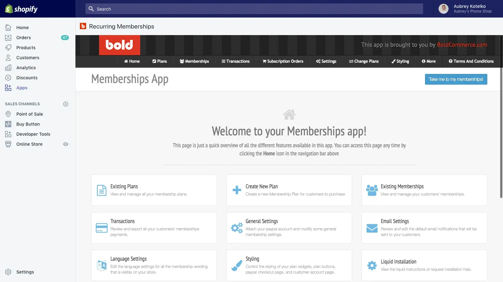 best membership website, Bold Memberships