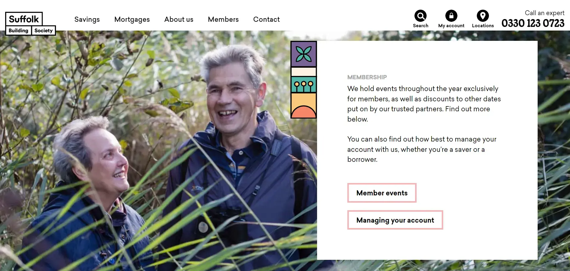 membership website examples, suffolk building society