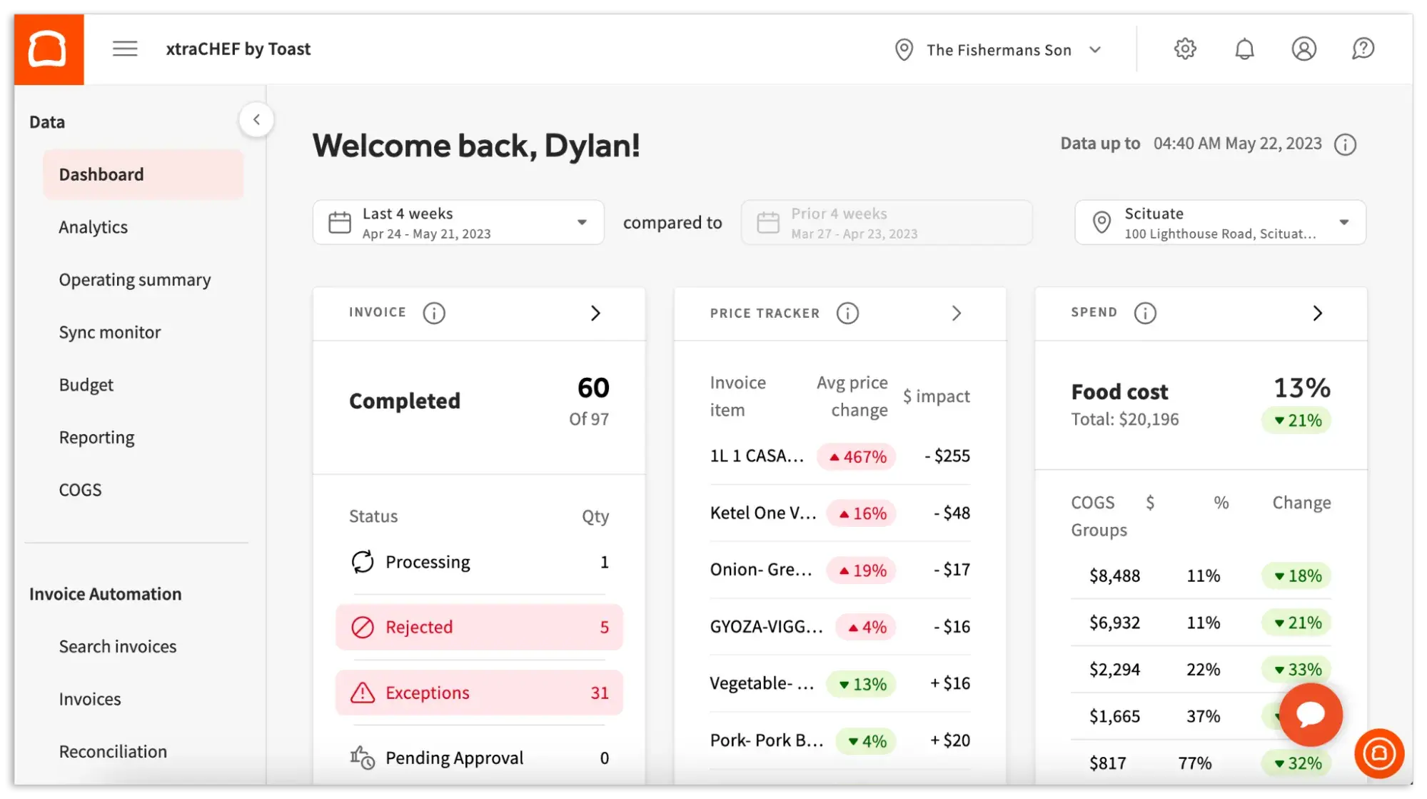 toast pos reporting system, pos report