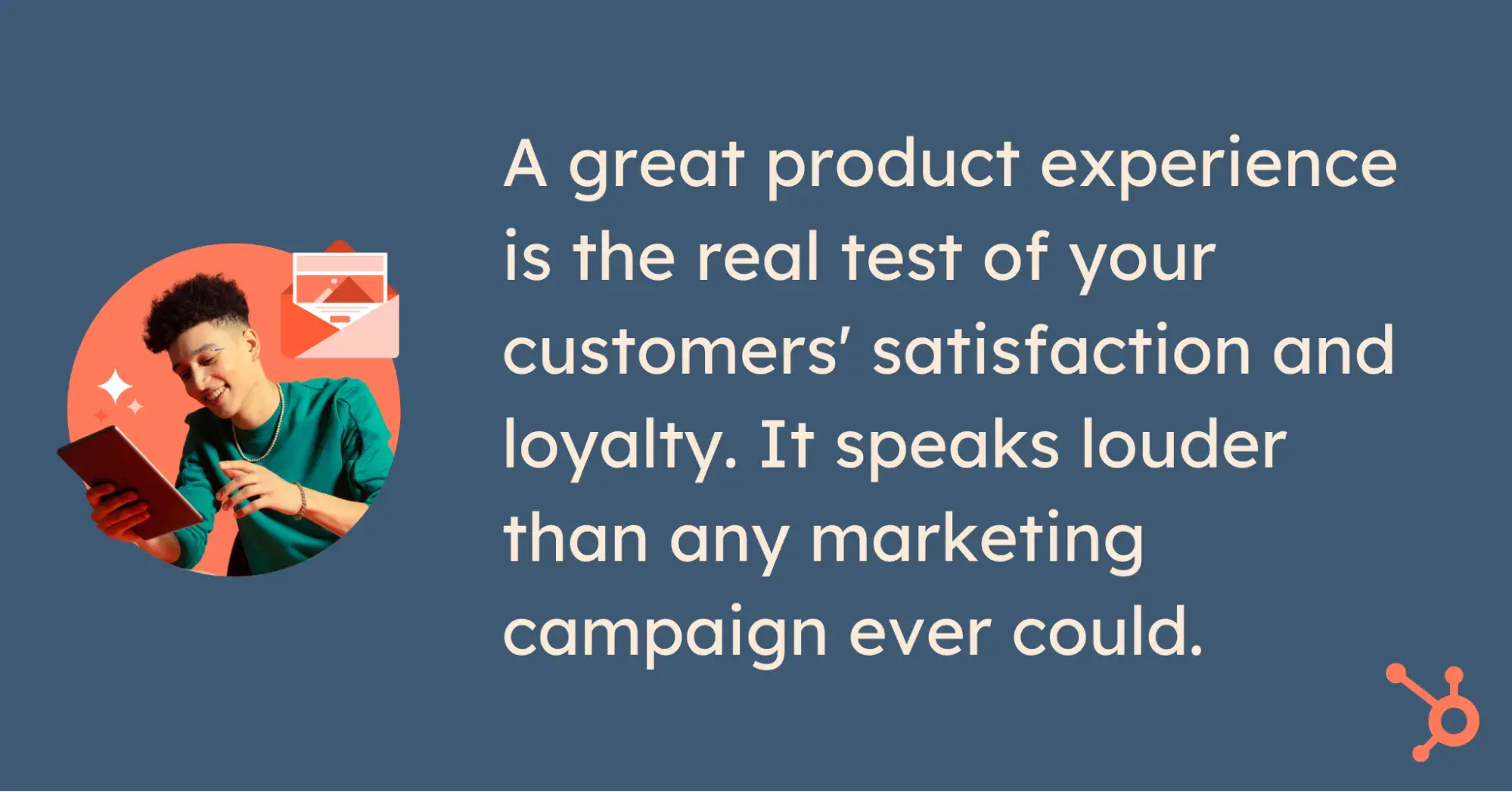 pull quote from article on true test of product experience