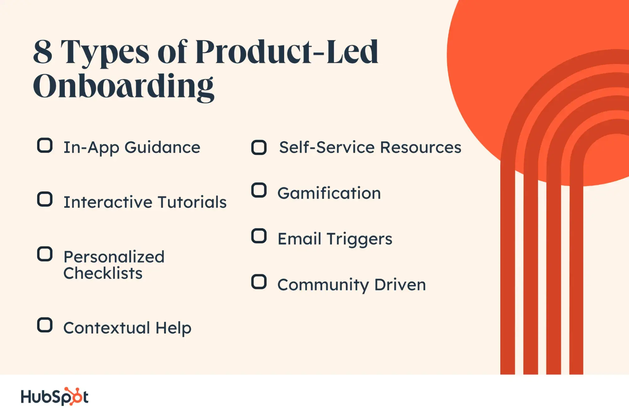 product led onboarding example, hubspot