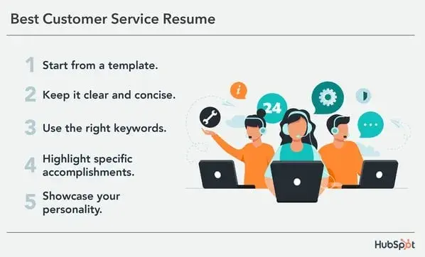 customer service resume example