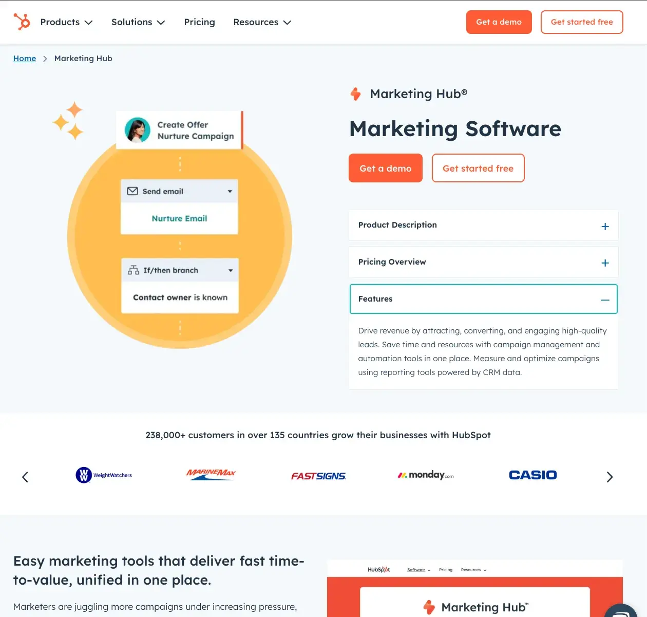 SaaS landing page examples we love: Drift Kings Media Marketing Hub