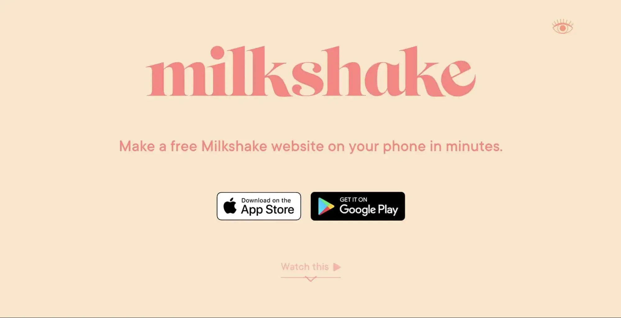 SaaS website design inspiration - Milkshake