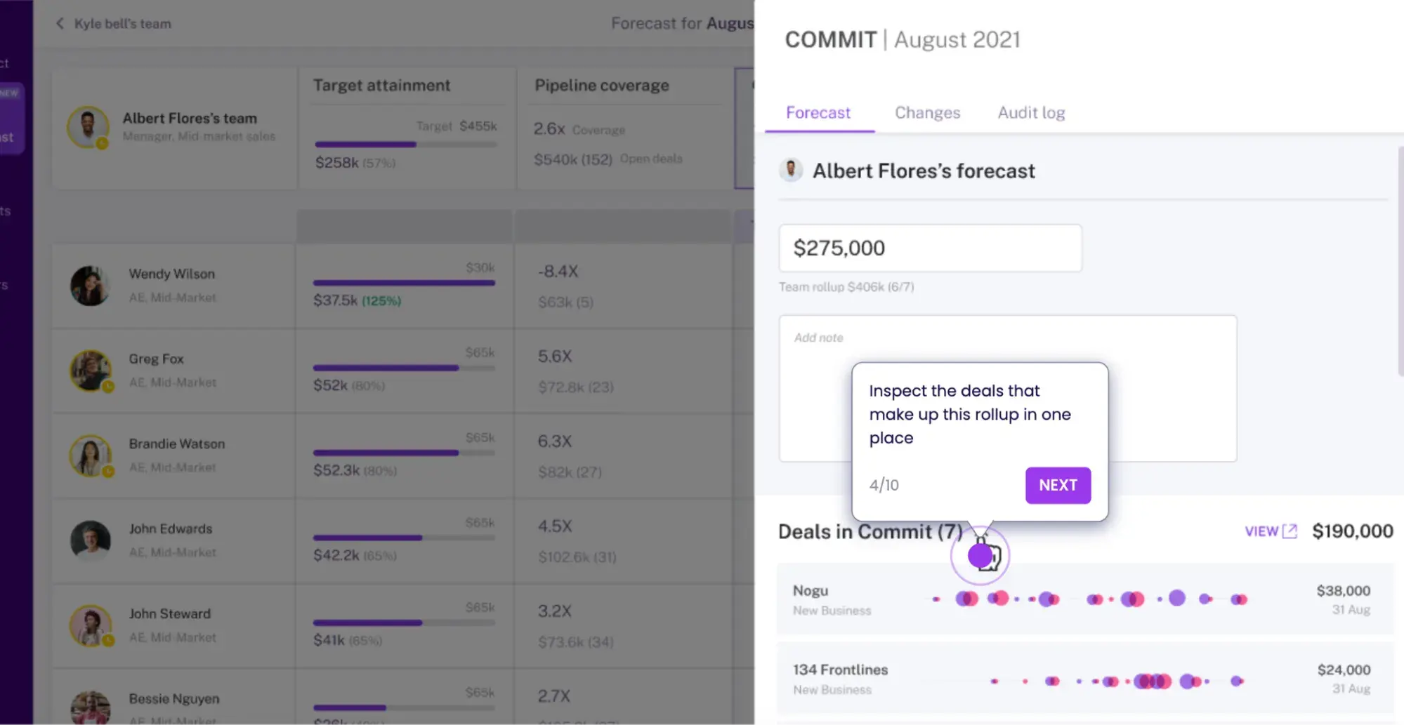 sales forecasting software: gong