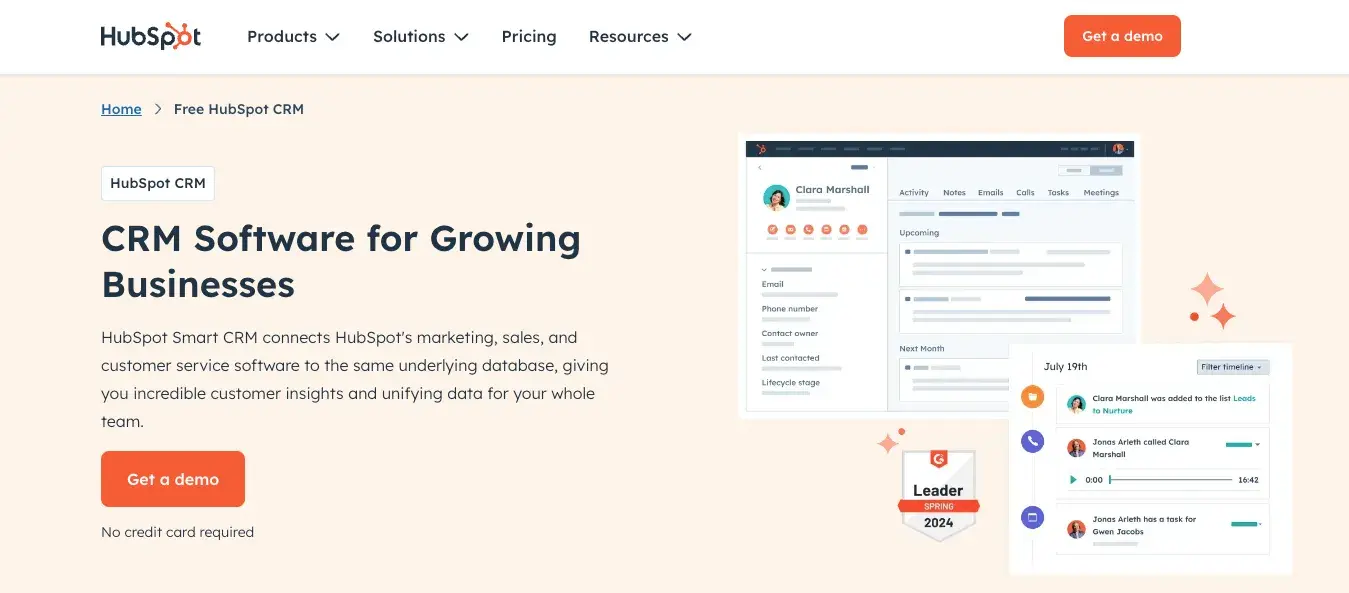 hubspot is a salesforce alternative for growing businesses that need all-in-one functionality.