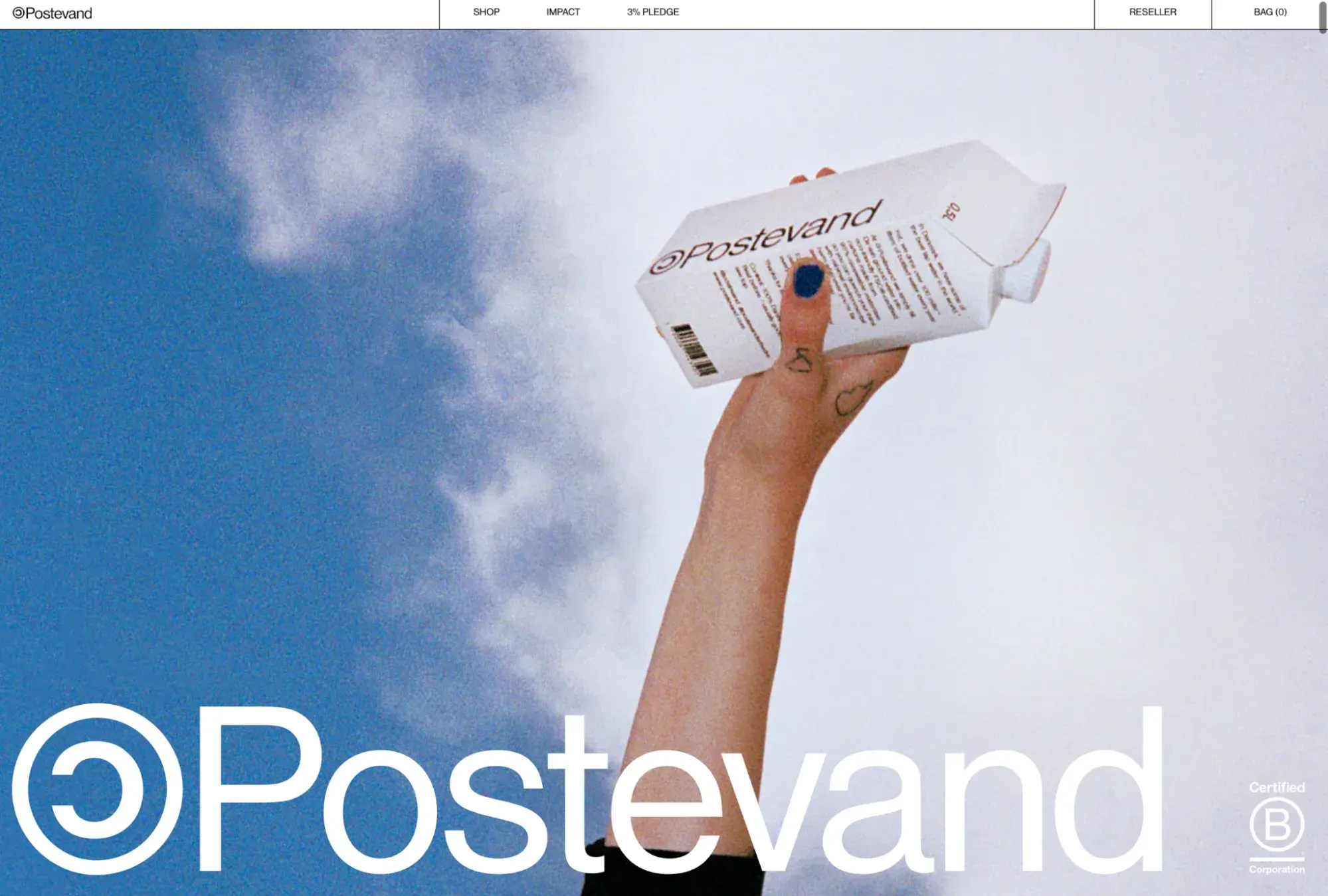 simple website example from postevand