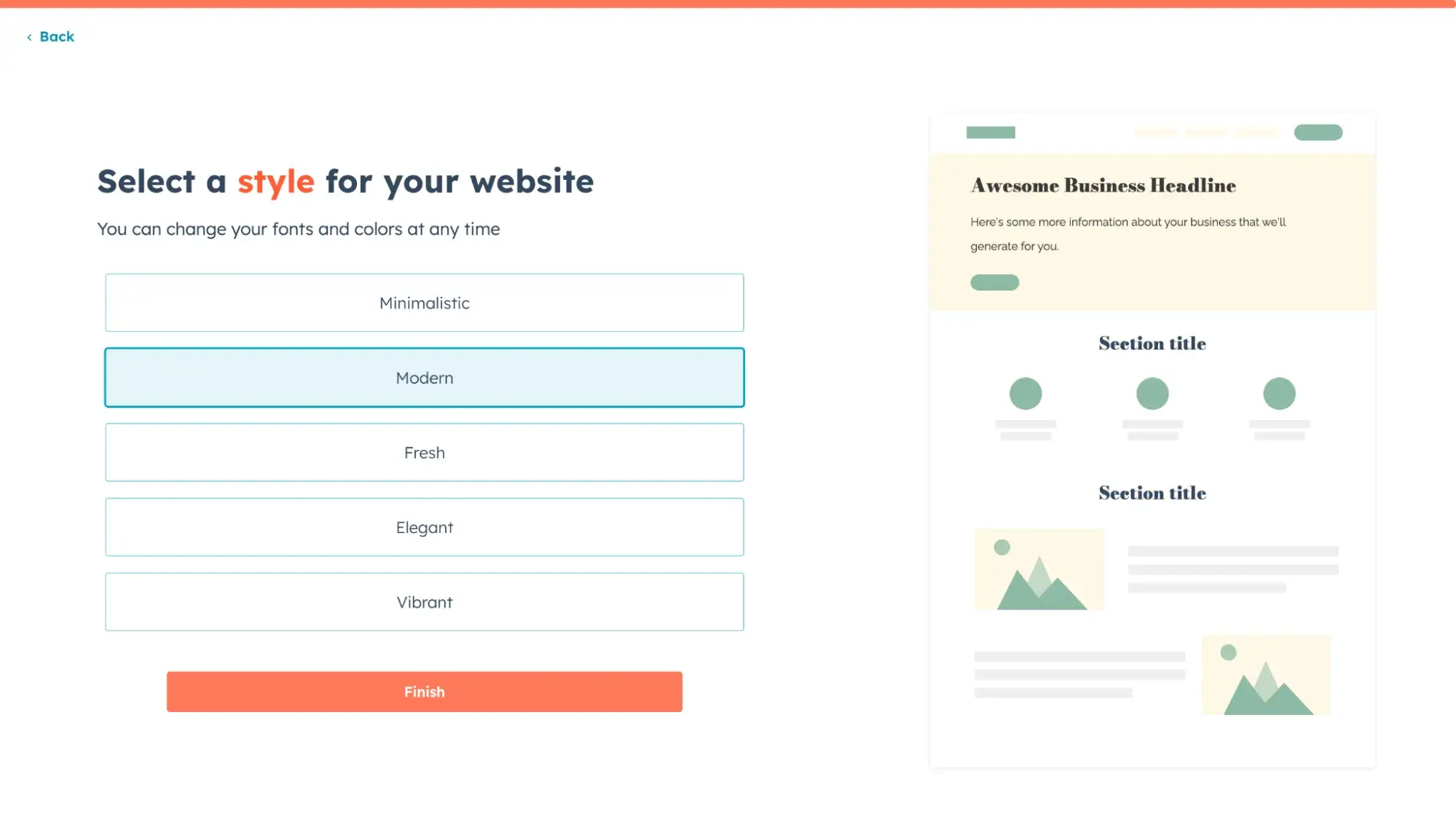 Hubspot’s Content Hub is an easy-to-use Squarespace alternative