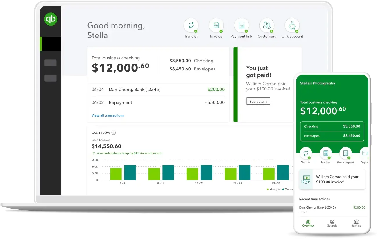 startup challenges, manage cash flow with accounting software like quickbooks