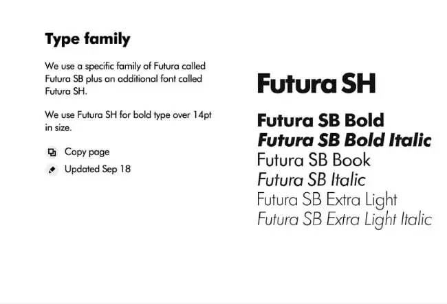 Barbican font: Futura SH.