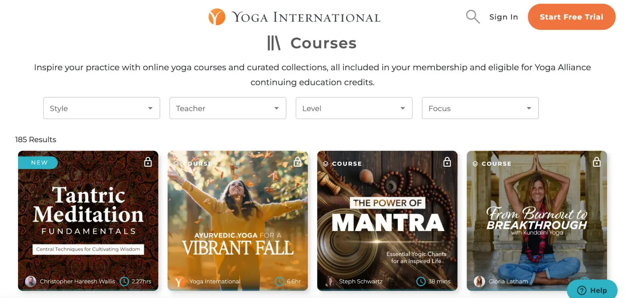 subscription business model: yoga international 