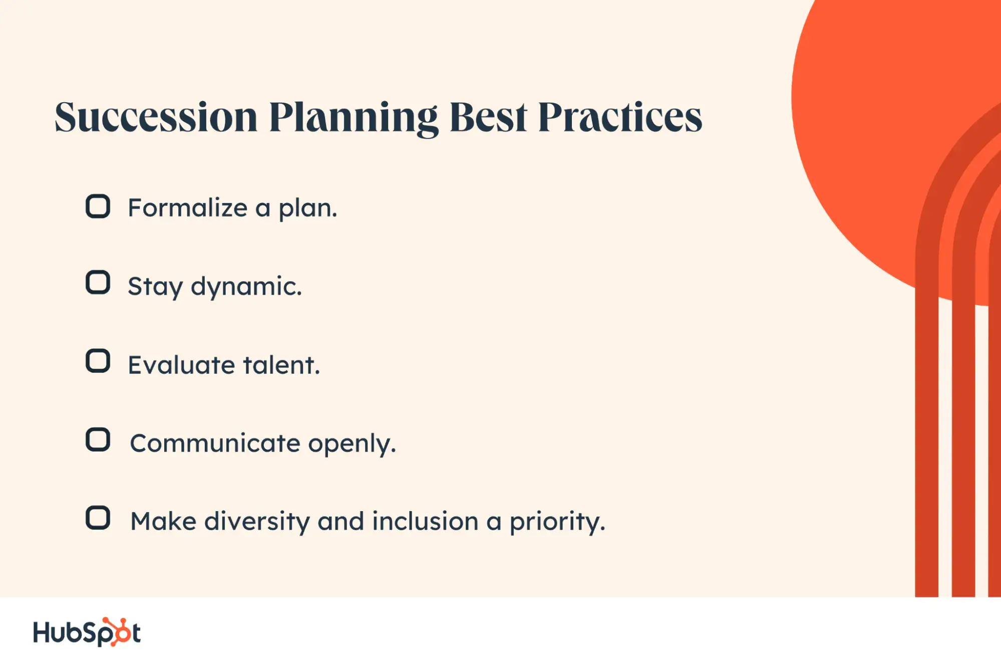 Best practices for succession planning