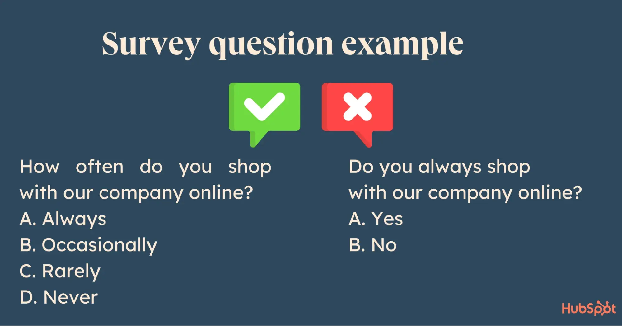 survey design question example