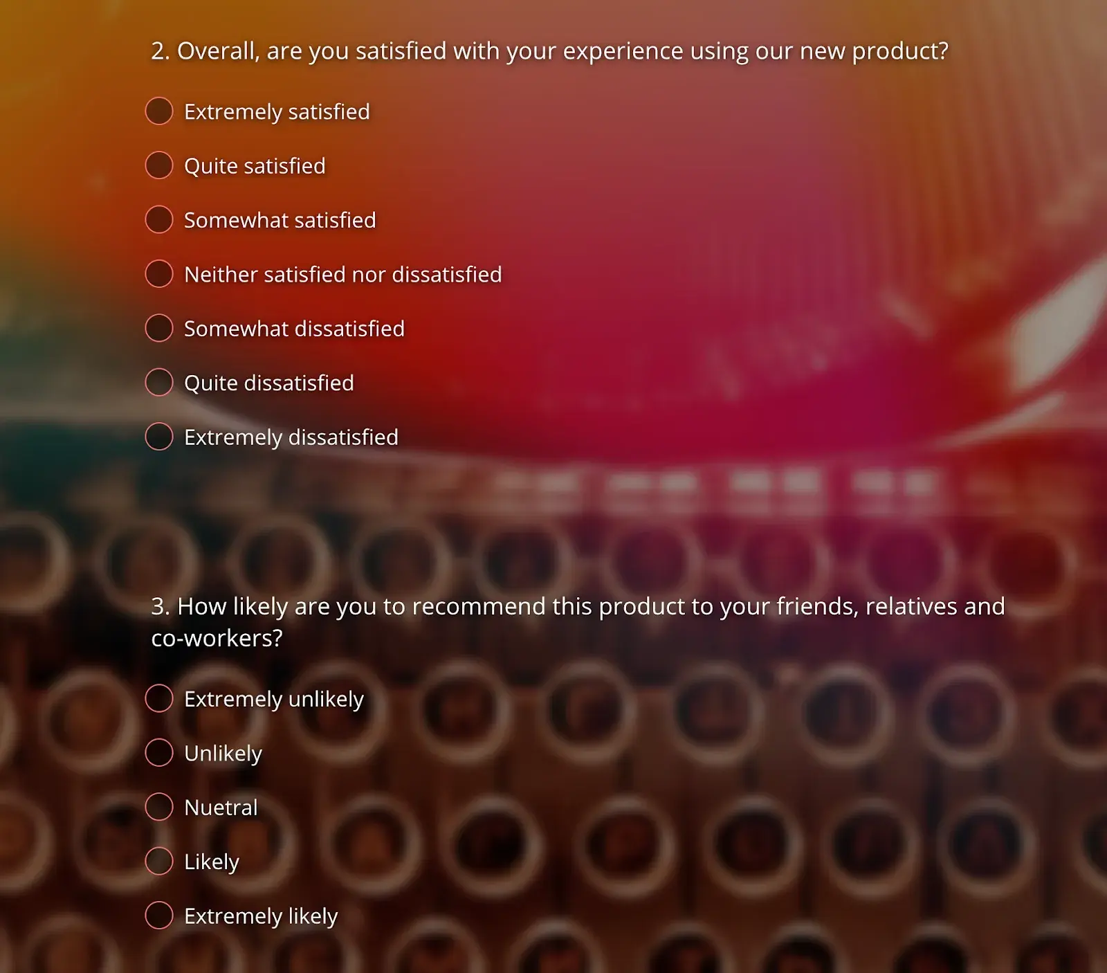 surveylegend customer satisfaction template