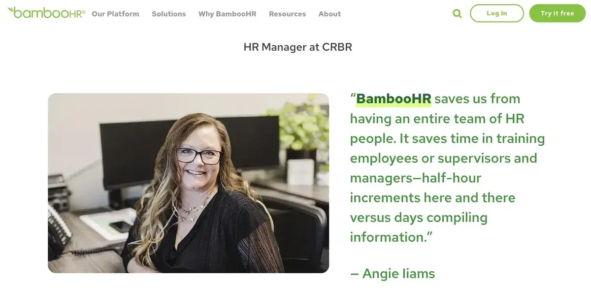 bamboohr's case study testimonial