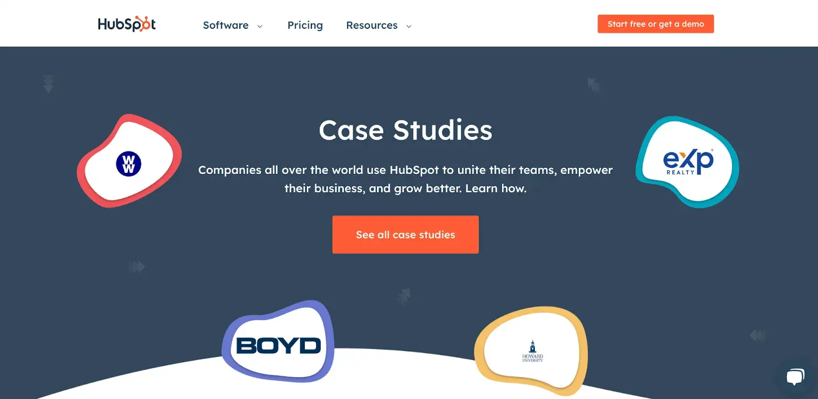 hubspot case studies page