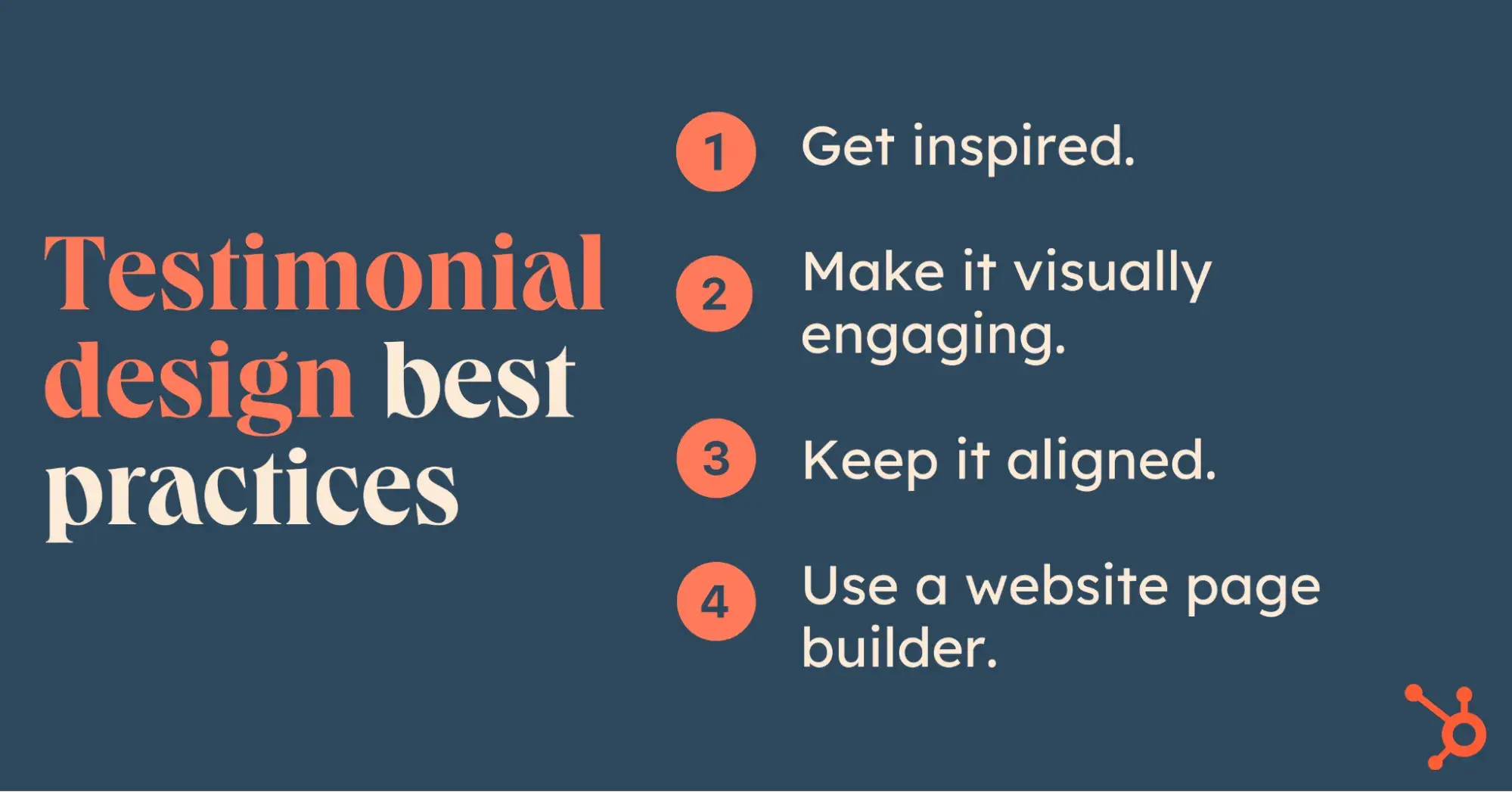 testimonial design best practices infographic