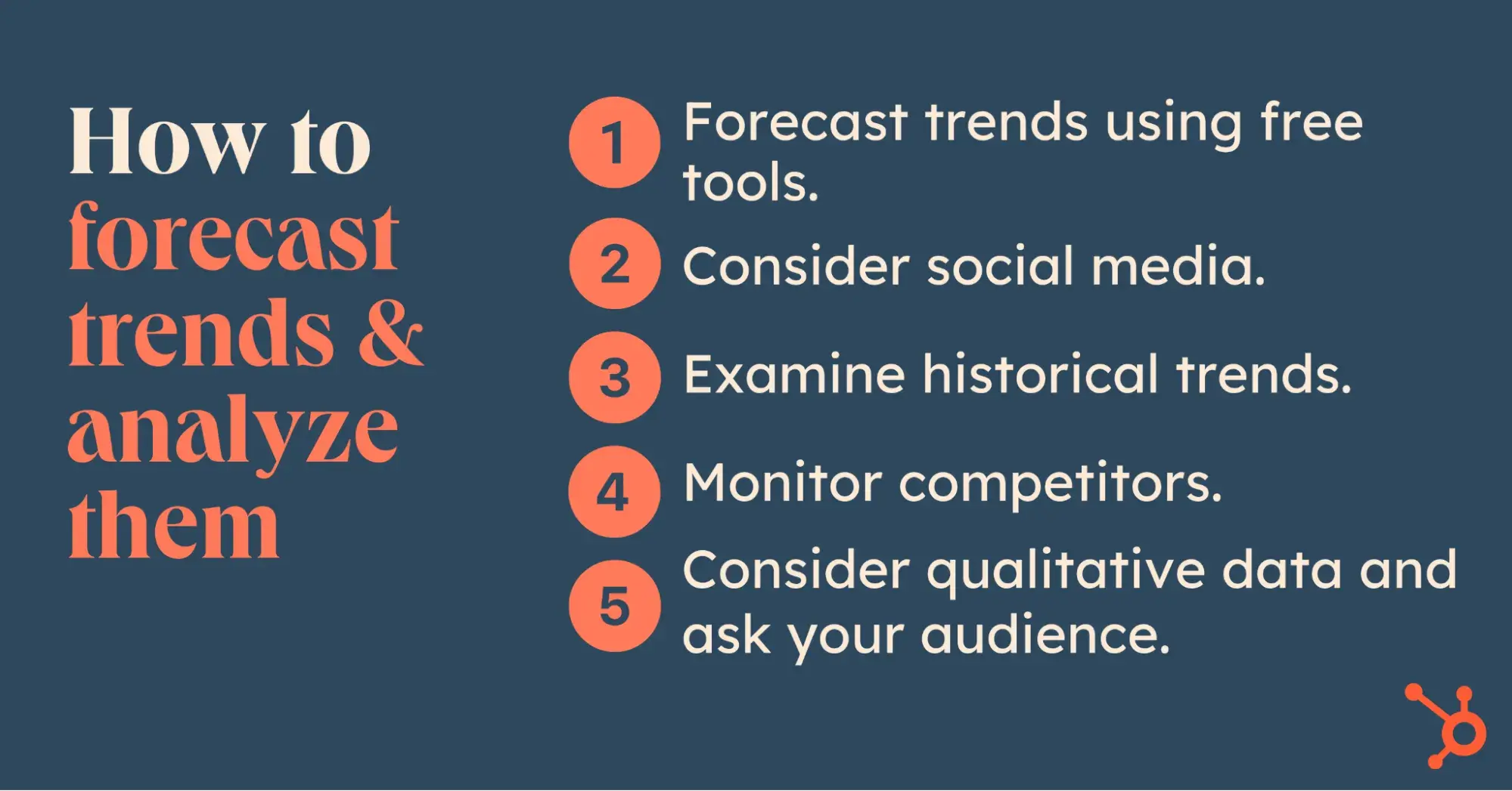 How to Forecast Trends & Analyze Them