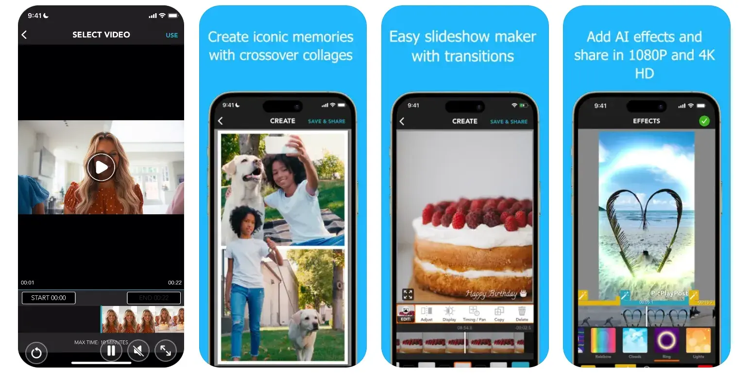 video making apps, picplaypost