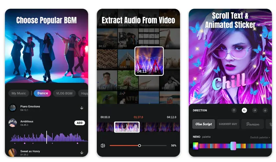 video making apps, videoshow