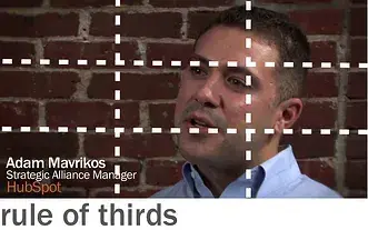 Applying the rule of thirds is one of the best practices in video production.