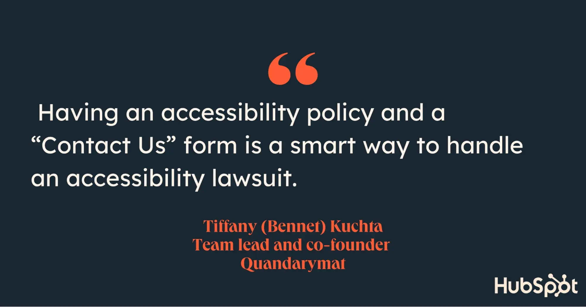 how to build an accessible ecommerce site, quote about accessibility policy