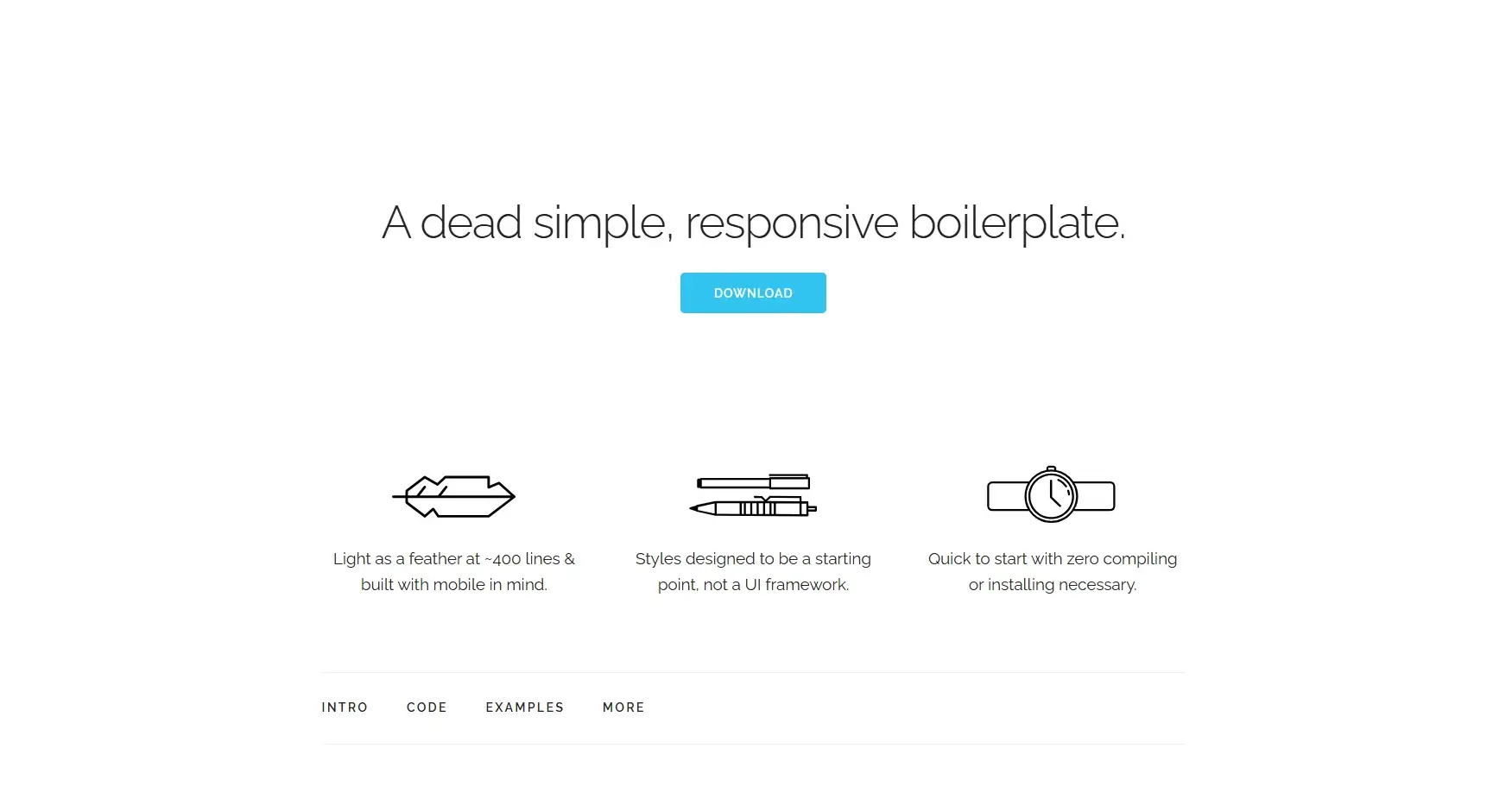 best web design frameworks: skeleton