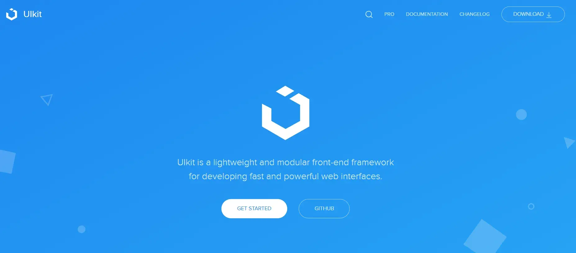 best web design frameworks: uikit