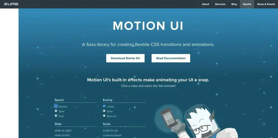 web development trends, motion ui