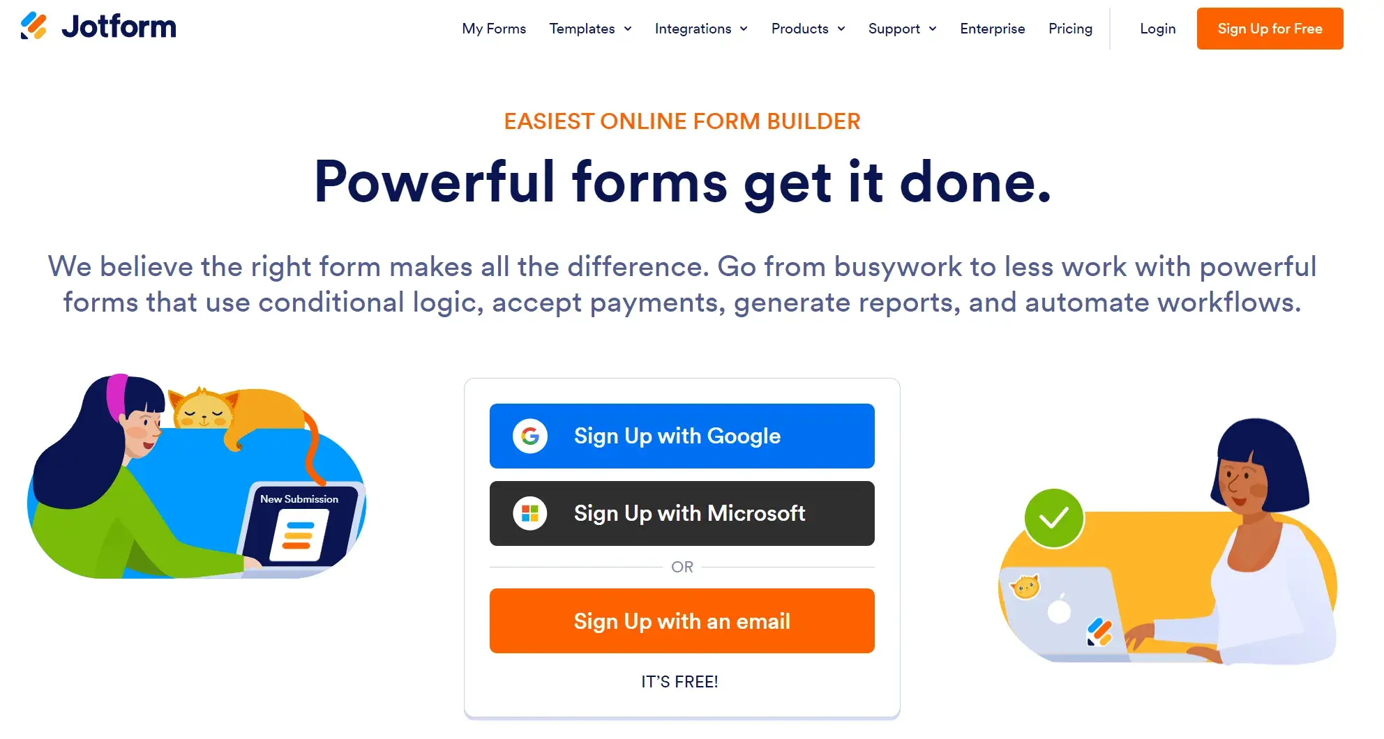 web form tools: jotform