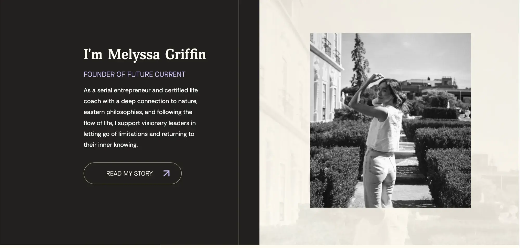 website content: Melyssa Griffin's homepage