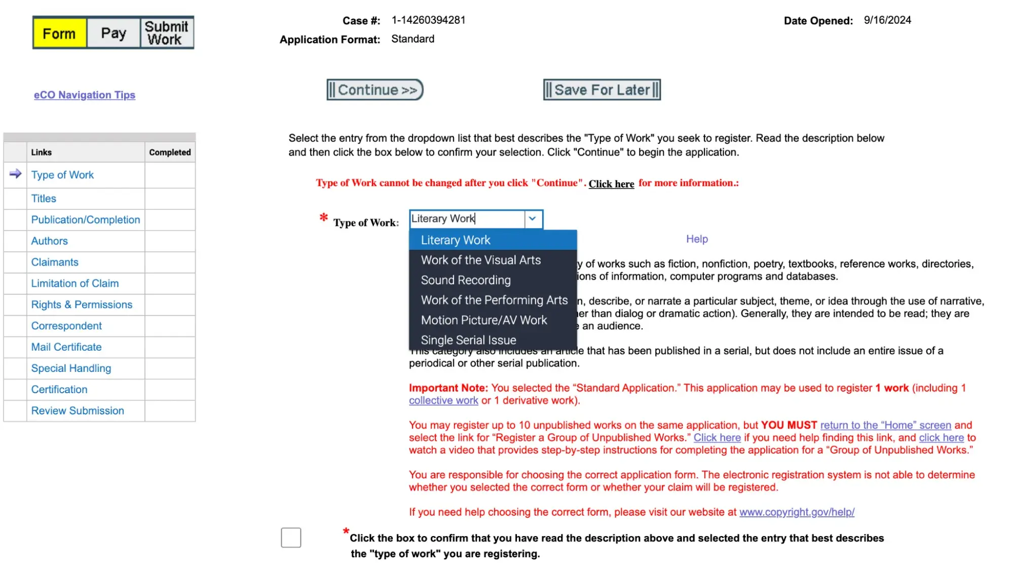 website copyright requirements