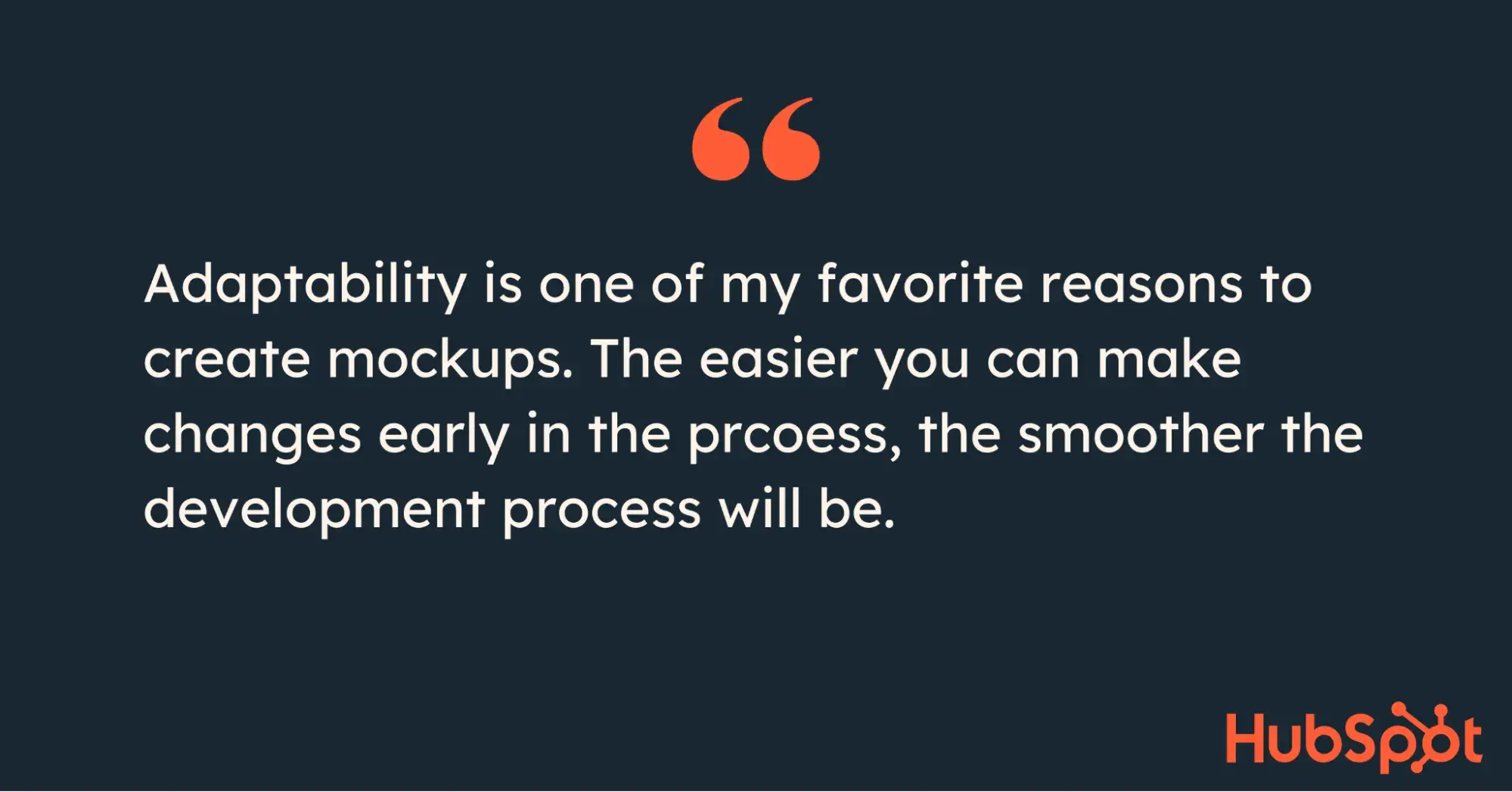 pull quote from post about usefulness of website mockups